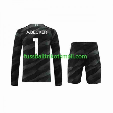 Fußballtrikots Liverpool A.Becker 1 Torwart Kinder 2023-2024 Langarm Auswärts-trikot kaufen